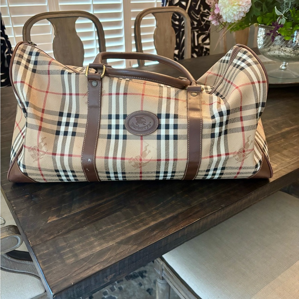 Burberry Classic Checkered Duffel Bag